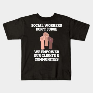 Social Worker Gifts For Women Kids T-Shirt